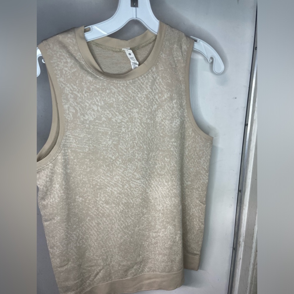 Lululemon Beige Sleeveless Top